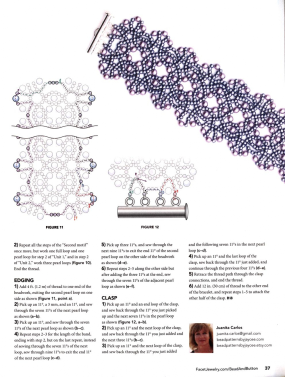 Альбом пользователя LanaGor: Браслет Испанские кружева по схеме Juanita Carlos