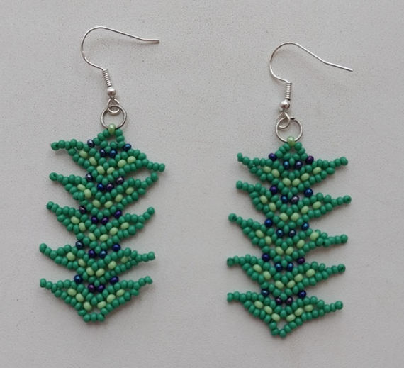 Альбом пользователя LanaGor: Серьги уичольские листики