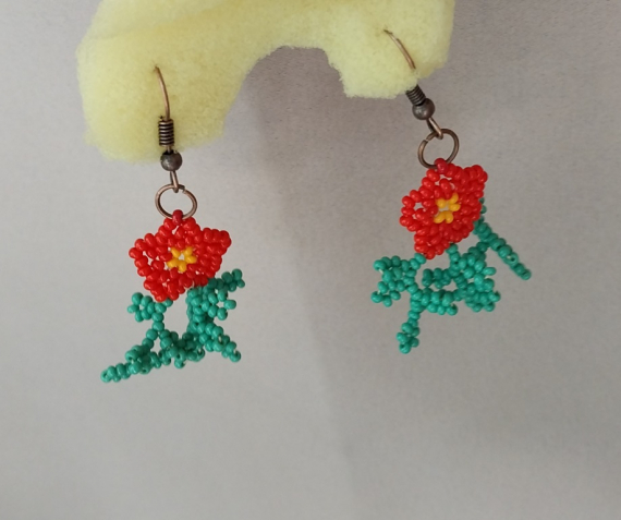 Альбом пользователя LanaGor: Серьги Аленькие цветочки