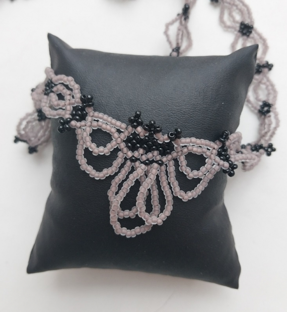 Альбом пользователя LanaGor: Колье серо-черное