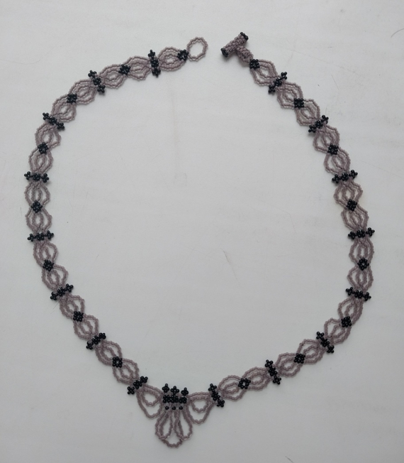 Альбом пользователя LanaGor: Колье серо-черное