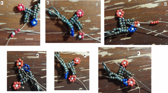 Альбом пользователя LanaGor: Браслетик цветочки на веточке (ндебеле)