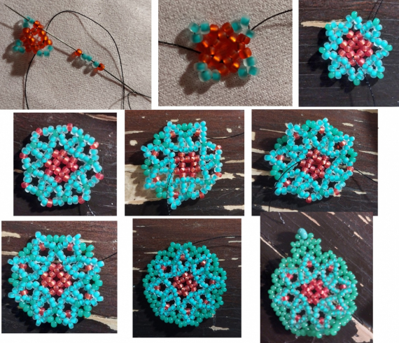 Альбом пользователя LanaGor: Серьги по уичольскому мотиву. Зелененькие