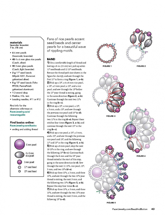 Альбом пользователя LanaGor: Браслет волнистый (по схеме Хуаниты Карлос)