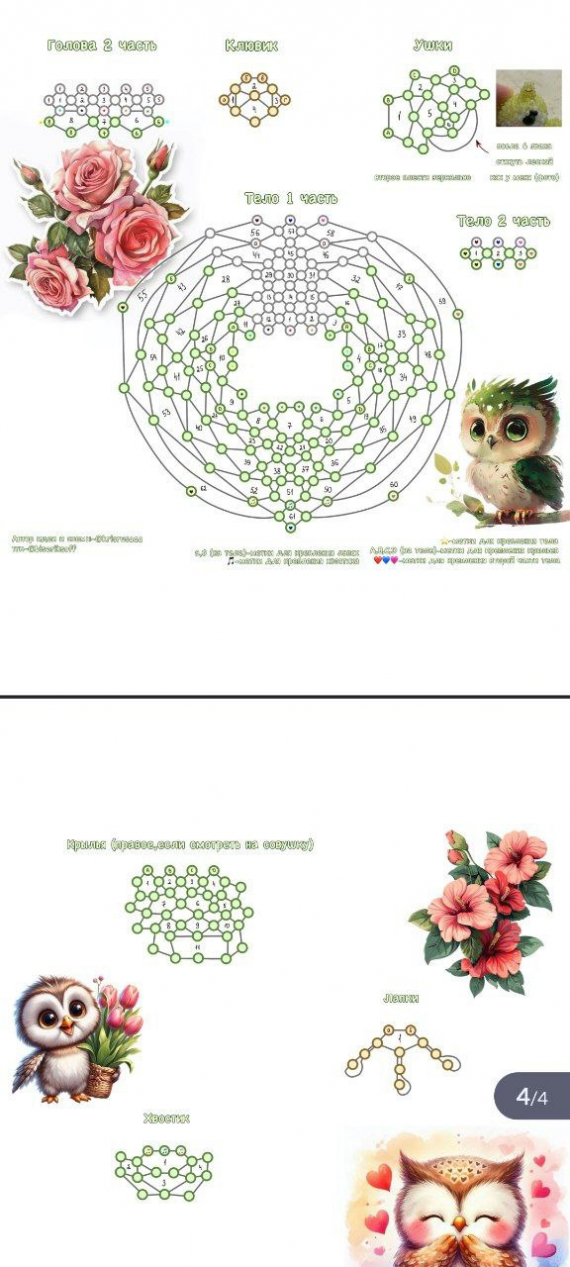 Альбом пользователя LanaGor: Сова Дуо. Амигуруми