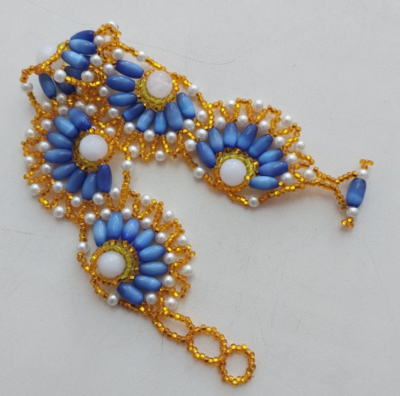 Альбом пользователя LanaGor: Браслет волнистый (по схеме Хуаниты Карлос)