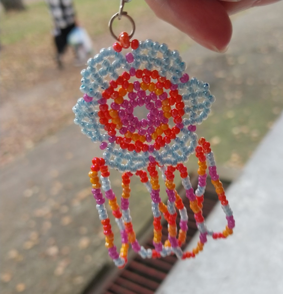 Альбом пользователя LanaGor: Серьги уичольские сиреневые