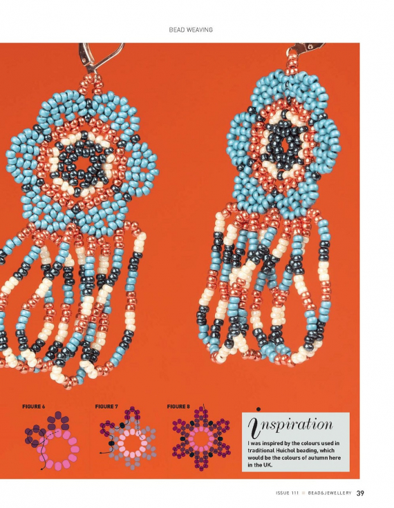 Альбом пользователя LanaGor: Серьги уичольские сиреневые