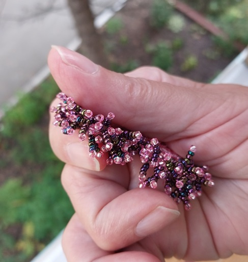 Альбом пользователя LanaGor: Серьги розовенькие мохнушки квадратиком