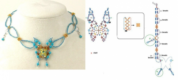 Альбом пользователя LanaGor: Колье детское Мотылек