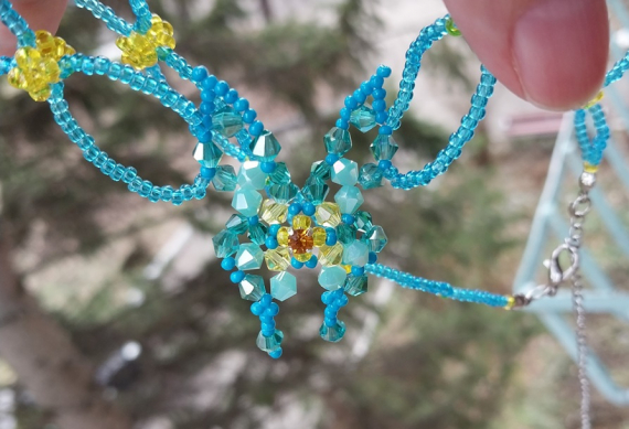 Альбом пользователя LanaGor: Колье детское Мотылек