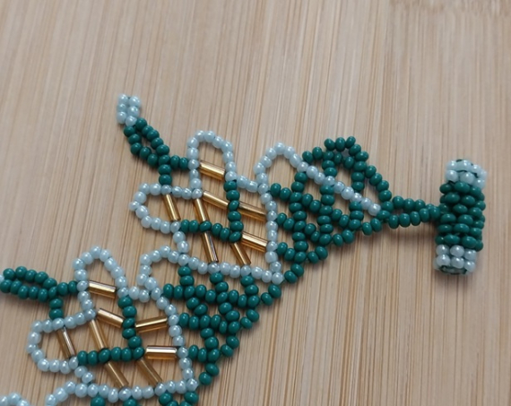 Альбом пользователя LanaGor: Зеленое колье со стеклярусом