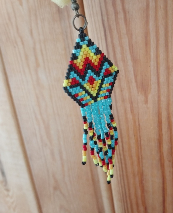 Альбом пользователя LanaGor: Серьги кирпичиком с бахромой