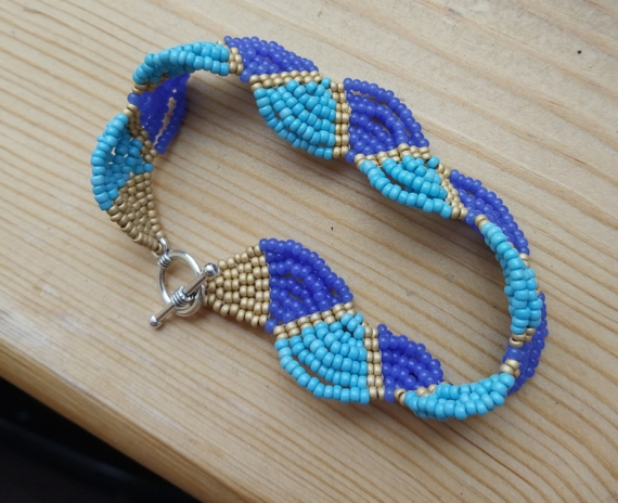 Альбом пользователя LanaGor: Браслет и серьги Море волнуется