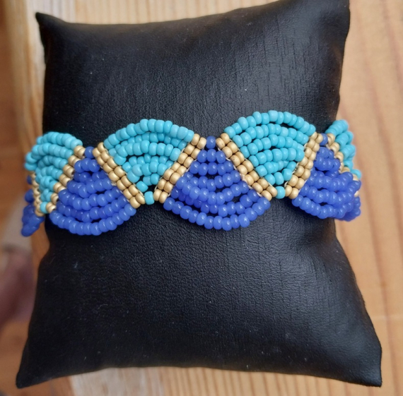 Альбом пользователя LanaGor: Браслет и серьги Море волнуется