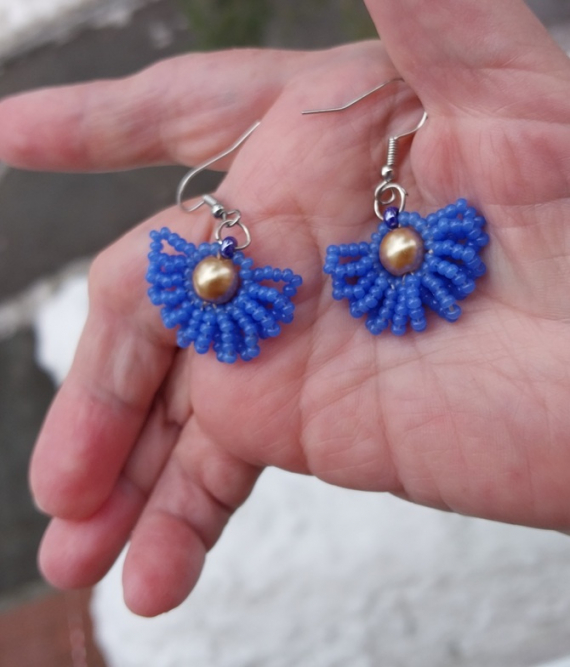 Альбом пользователя LanaGor: Браслет и серьги Море волнуется