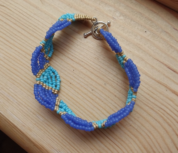 Альбом пользователя LanaGor: Браслет и серьги Море волнуется