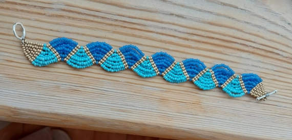 Альбом пользователя LanaGor: Браслет и серьги Море волнуется