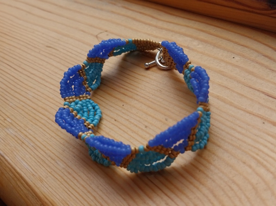 Альбом пользователя LanaGor: Браслет и серьги Море волнуется