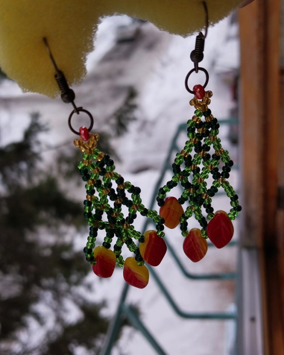 Альбом пользователя LanaGor: Серьги Осенний листопад