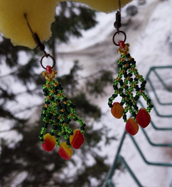 Альбом пользователя LanaGor: Серьги Осенний листопад