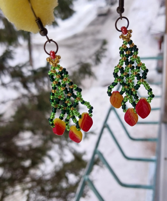 Альбом пользователя LanaGor: Серьги Осенний листопад