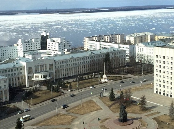 Флудилка: Ледоход в Архангельске