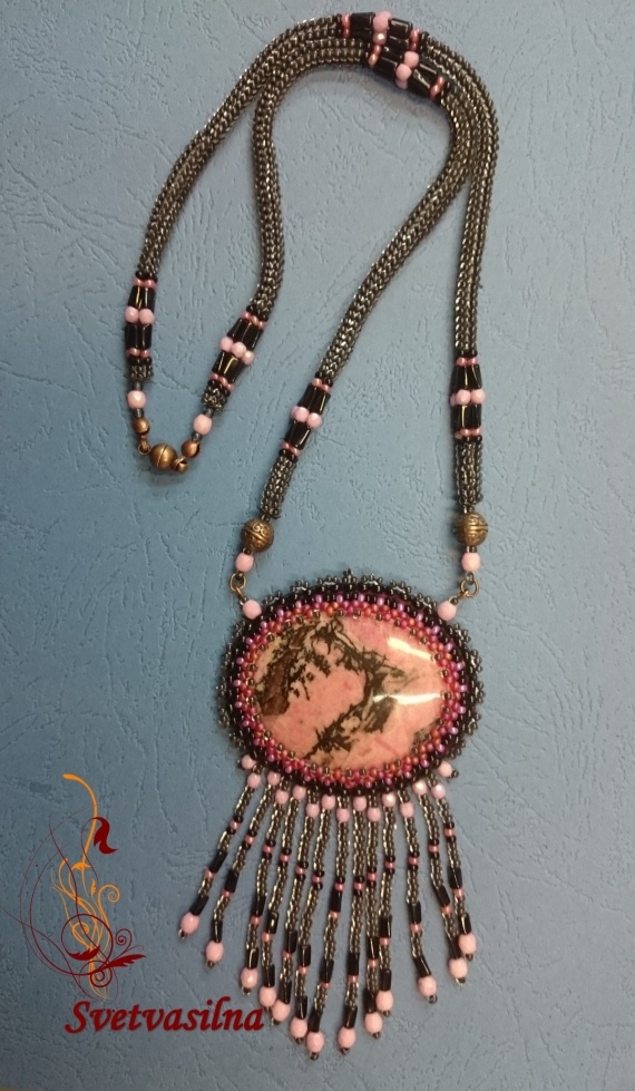 Альбом пользователя svetvasilna: Кулон с родонитом