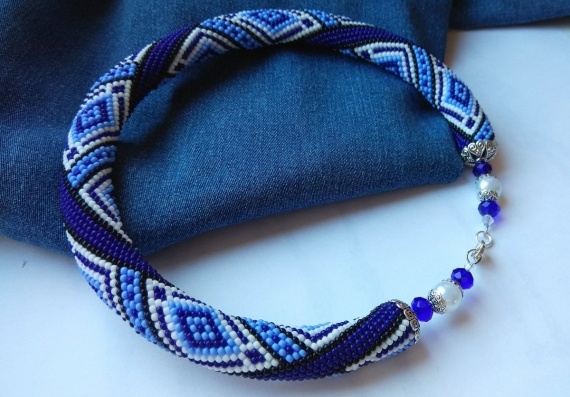 Альбом пользователя RadaMalysh: Жгут из бисера Джинсовый стиль