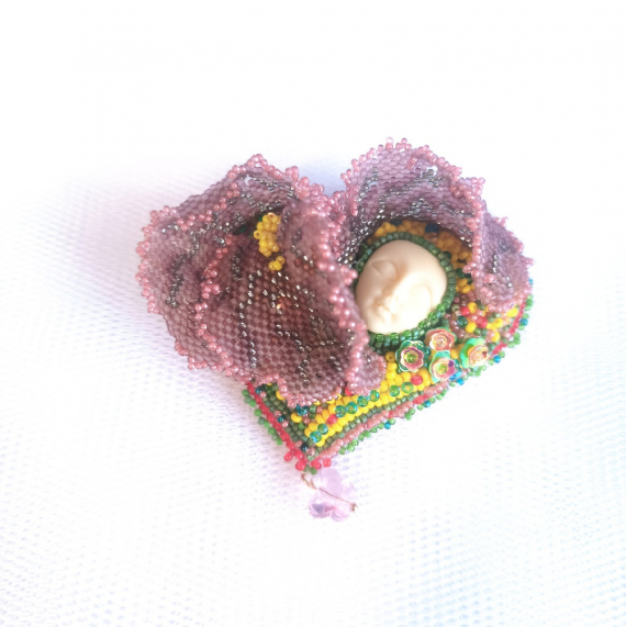 Альбом пользователя НовОля: Серия Цветочные сердца. Брошь Лето.