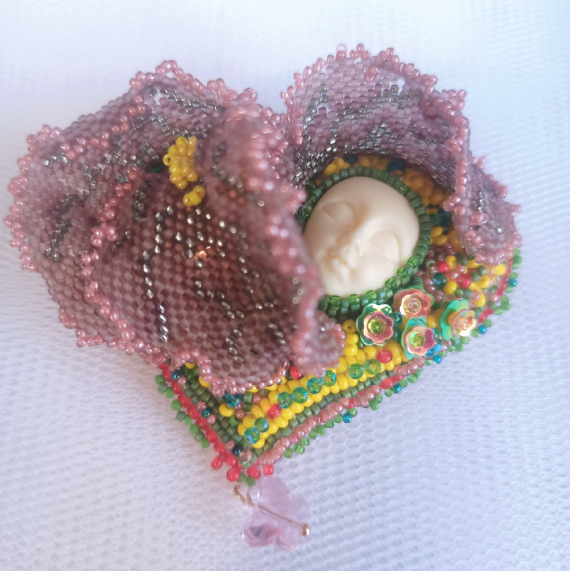 Альбом пользователя НовОля: Серия Цветочные сердца. Брошь Лето.