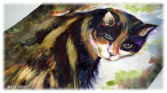НЕбисерная лавка чудес: Портрет кошки Маруси.