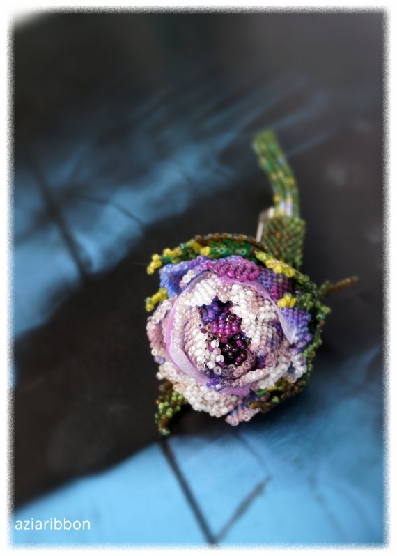Альбом пользователя Азия: Брошь роза Майзнер к фиолетово-радужному флешмобу