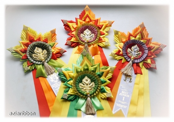 НЕбисерная лавка чудес: Кленовые листья-розетки.