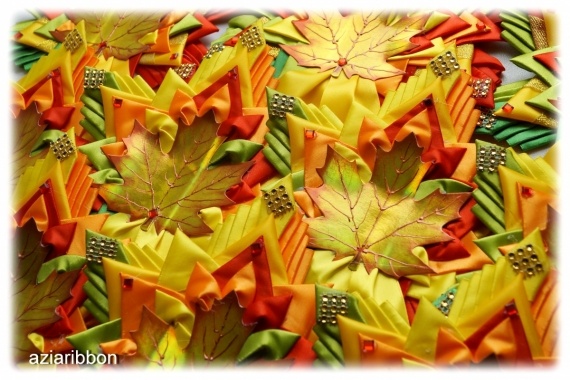 НЕбисерная лавка чудес: Кленовые листья-розетки.