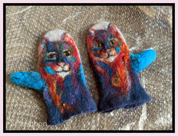 НЕбисерная лавка чудес: Как я варежки валяла)