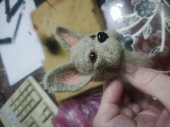 НЕбисерная лавка чудес: Сухое валяние - щенок.