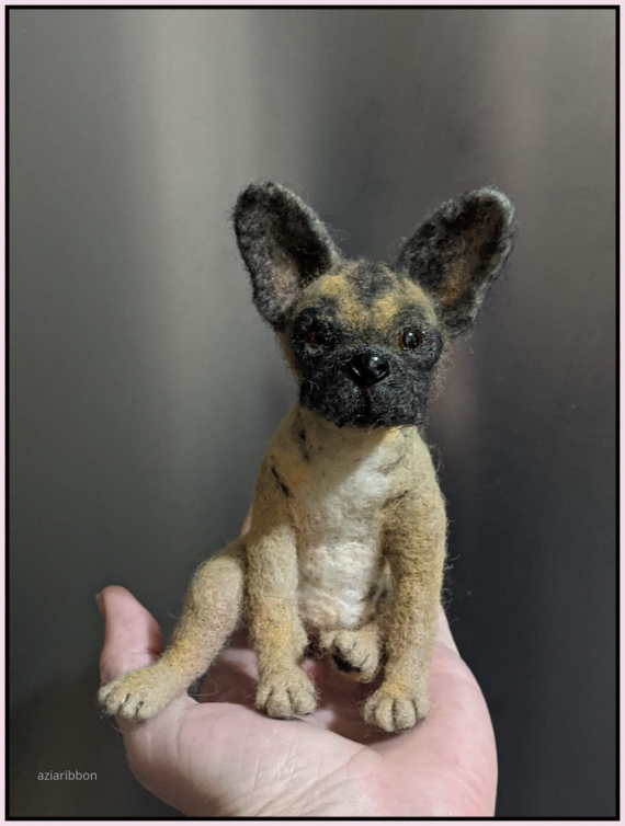 НЕбисерная лавка чудес: Сухое валяние - щенок.