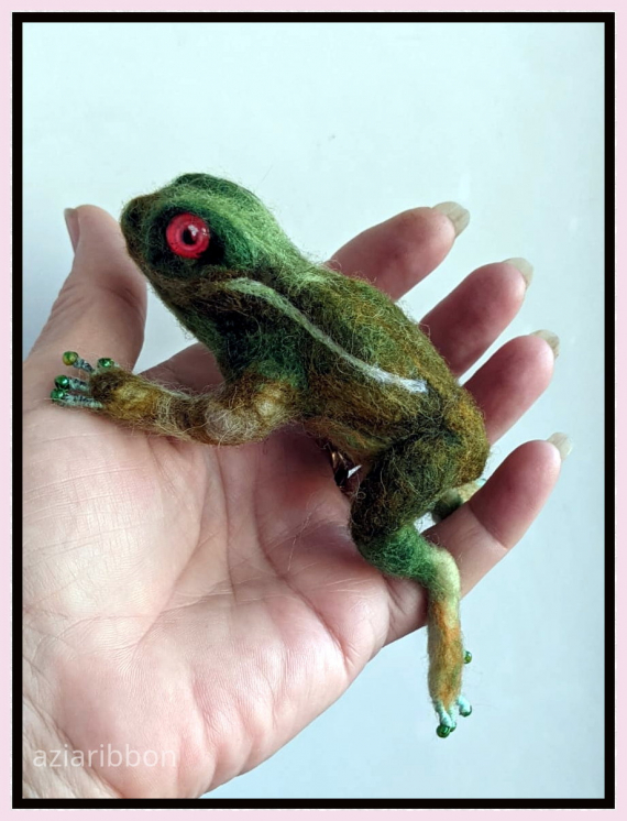 НЕбисерная лавка чудес: Сумка валяная Лев