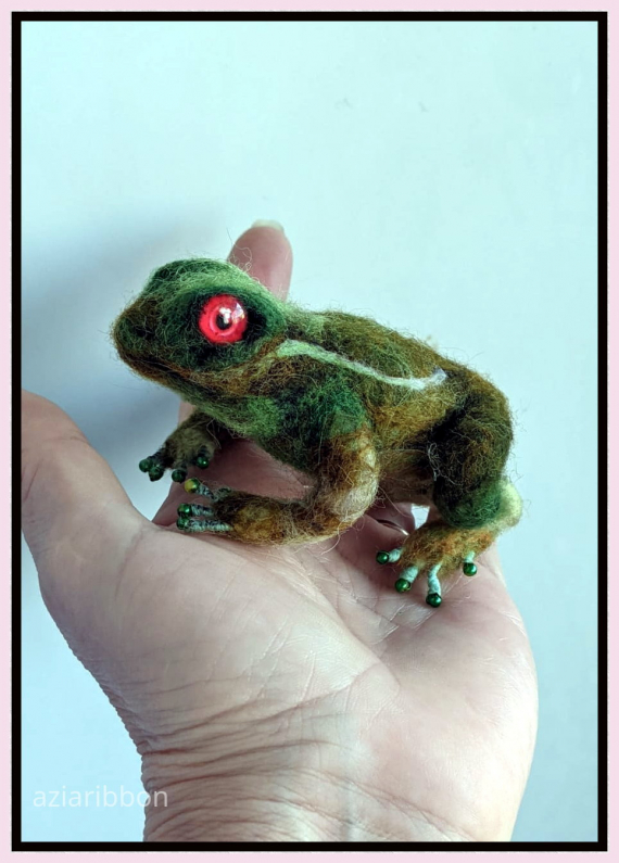 НЕбисерная лавка чудес: Сумка валяная Лев