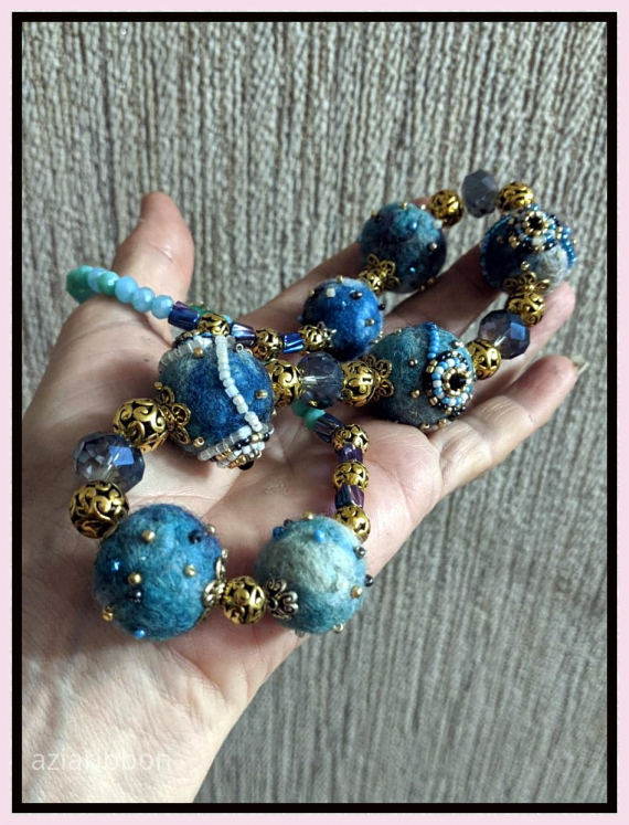 НЕбисерная лавка чудес: Валяная сумка Кот