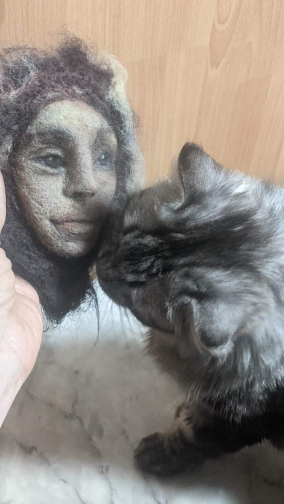 НЕбисерная лавка чудес: Валяная сумочка Дух леса