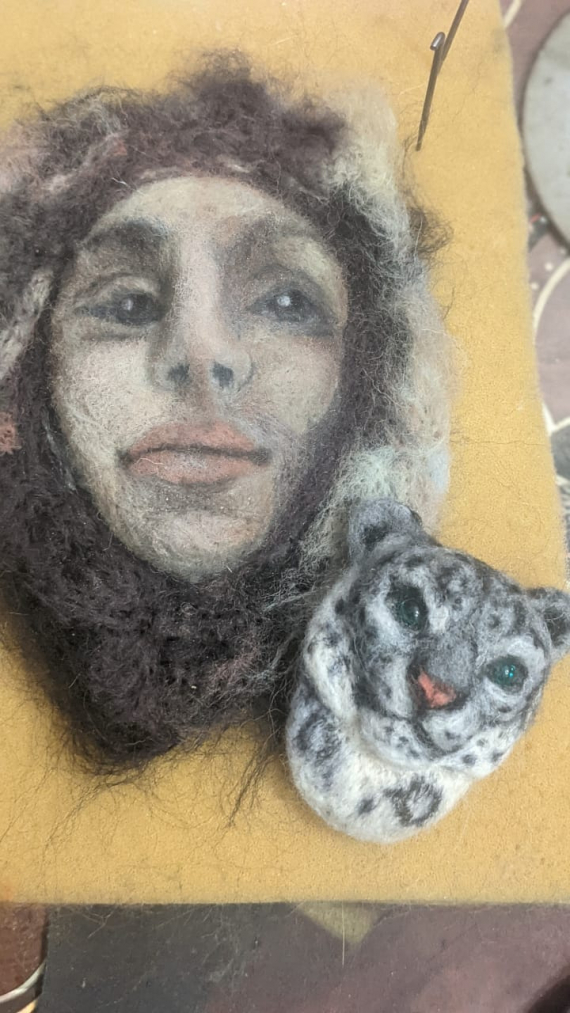 НЕбисерная лавка чудес: Валяная сумочка Дух леса