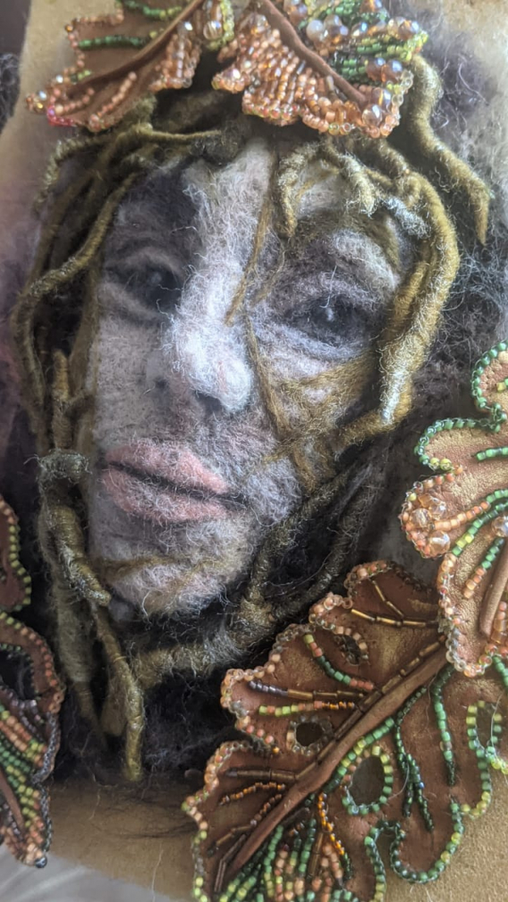 НЕбисерная лавка чудес: Валяная сумочка Дух леса