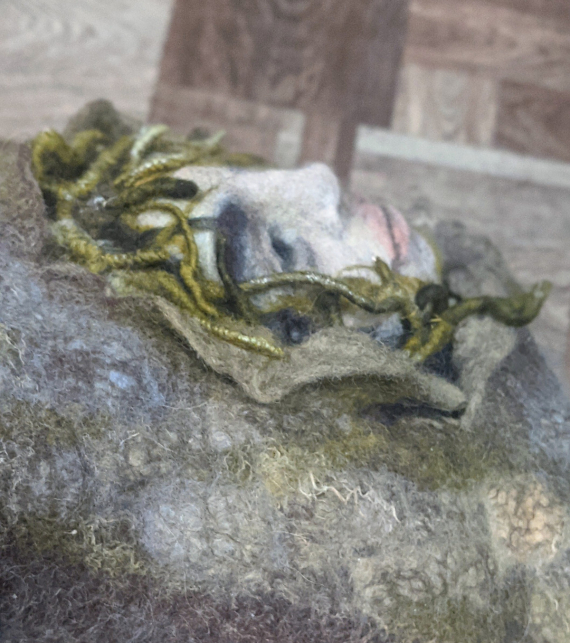 НЕбисерная лавка чудес: Валяная сумочка Дух леса