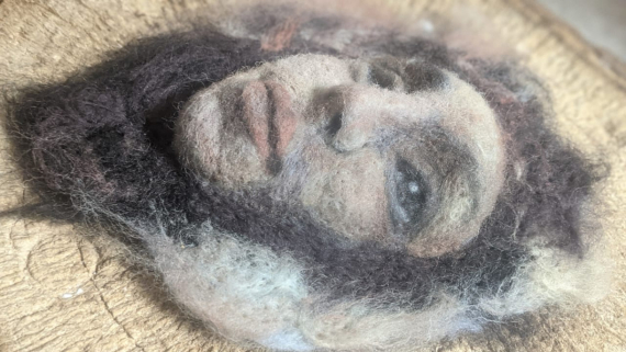 НЕбисерная лавка чудес: Валяная сумочка Дух леса