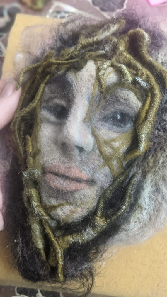 НЕбисерная лавка чудес: Валяная сумочка Дух леса