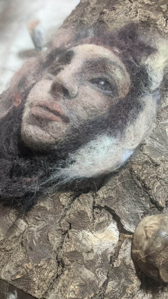 НЕбисерная лавка чудес: Валяная сумочка Дух леса