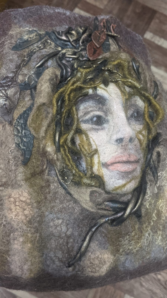 НЕбисерная лавка чудес: Валяная сумочка Дух леса