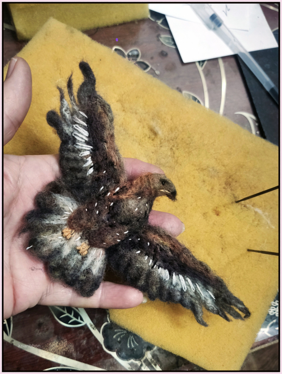 НЕбисерная лавка чудес: Как мы карту Восточно-Казахстанской области из шерсти валяли